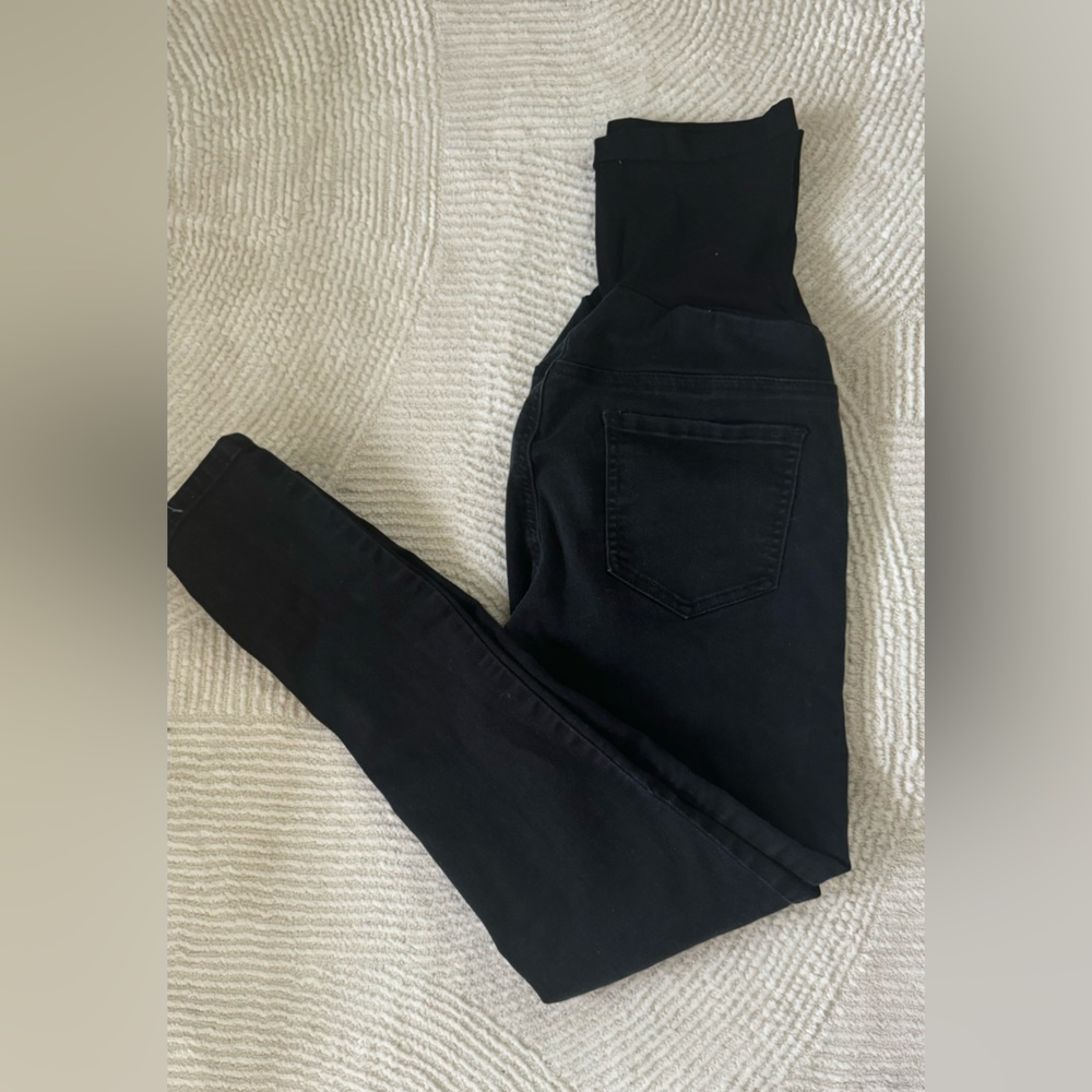 Black Maternity Jeans (Jeggings)